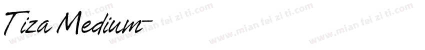 Tiza Medium字体转换